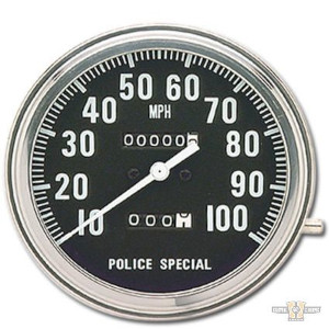 POLICE SPECIAL SPEEDO SCALE: 100 MPH